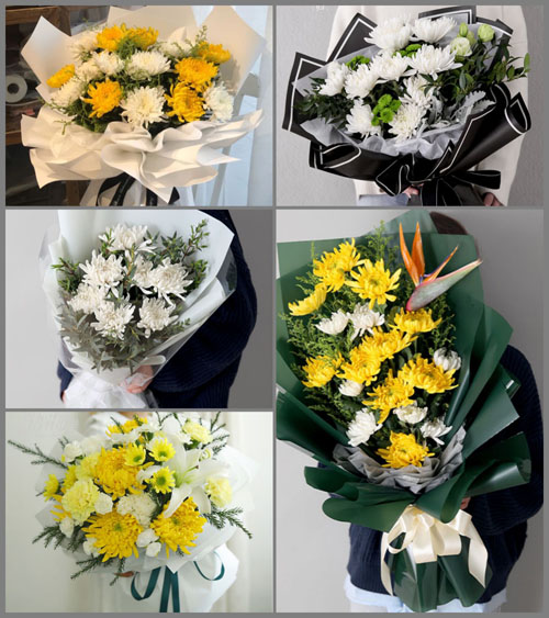 安徽亳州市蒙城县岳坊镇葛寒寨村白事花束代送